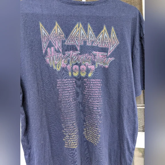 Def Leppard Graphic Tee - Navy - Picture 2 of 5